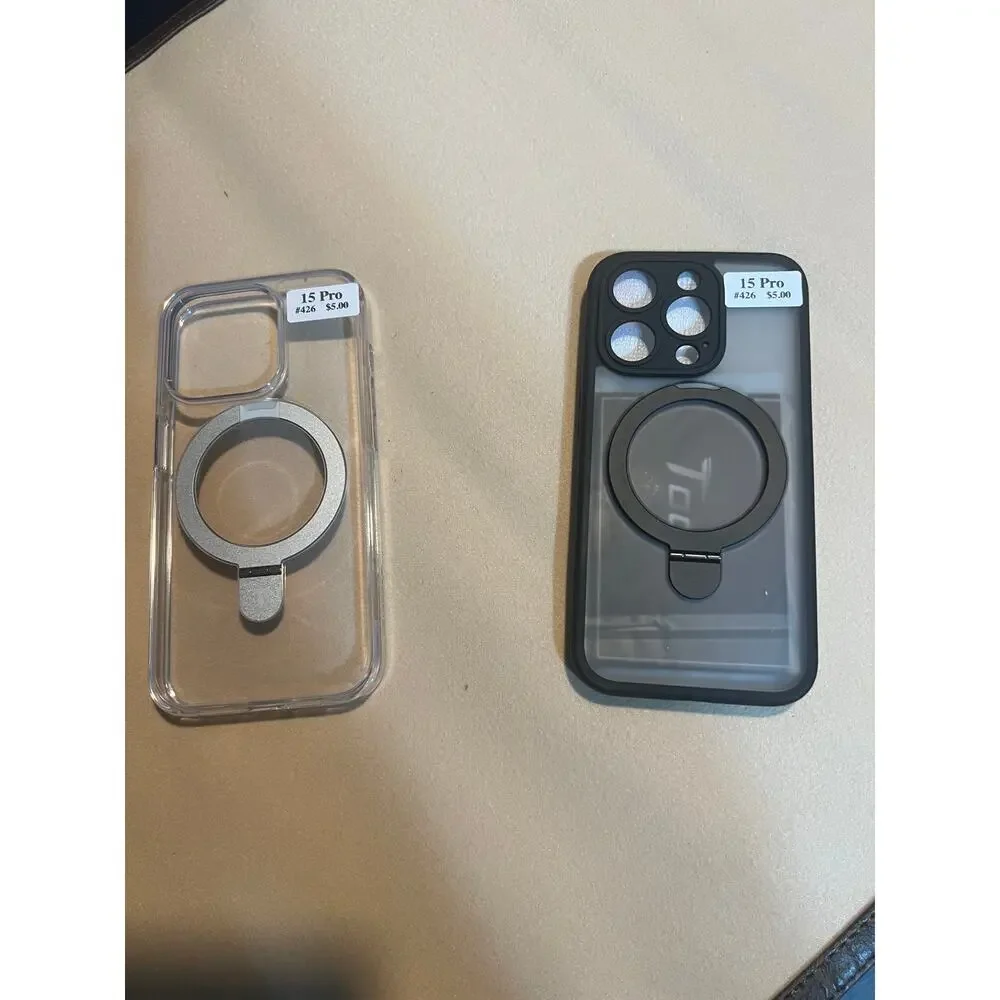 iPhone 15 Pro Phone Cases 2 total ( Black 1, Clear 1)